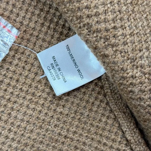 NWT Peter Millar Mens Turbinado Brown Anderson Cardigan Sweater Size Medium - Picture 5 of 9